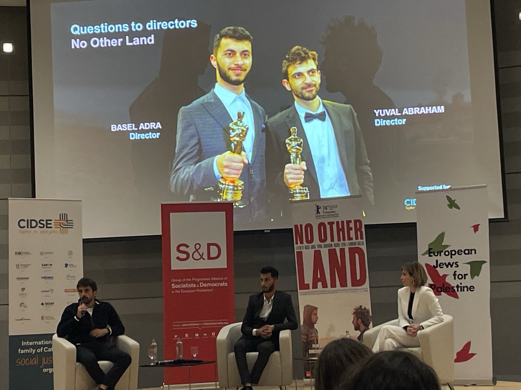 No Other Land film screening at the European Parliament