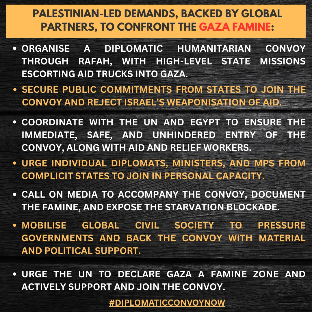 EJP joins unified call to launch diplomatic humanitarian convoy to Gaza